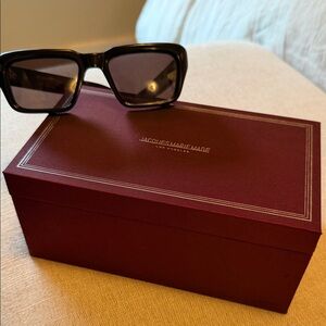 Jacques Marie Mage Black Sunglasses